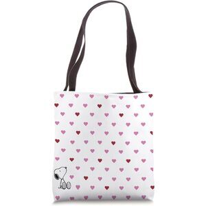 New Peanuts Snoopy Hearts Tote Bag 16"x16" purse-shopping-beach bag FUN!